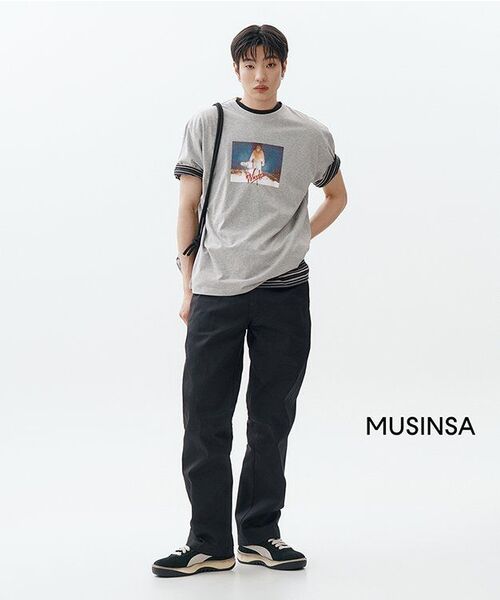 WKNDRS（ウィーキャンドース）の「ストライプTシャツ（ブラック）（Tシャツ/カットソー・レディース・その他・LARGE/X-LARGE/SMALL/MEDIUM）」の6枚目の写真