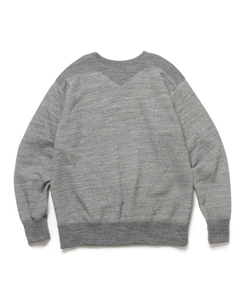 MR.OLIVE(ミスターオリーブ)の「【MR.OLIVE/ミスターオリーブ】FRENCH TERRY RAFFY COTTON /GUSSET YOKE SHIRT(スウェット・メンズ・オフホワイト/グレー・M/L)」の10枚目の写真
