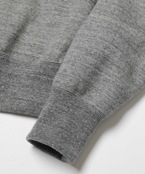 MR.OLIVE(ミスターオリーブ)の「【MR.OLIVE/ミスターオリーブ】FRENCH TERRY RAFFY COTTON /GUSSET YOKE SHIRT(スウェット・メンズ・オフホワイト/グレー・M/L)」の14枚目の写真