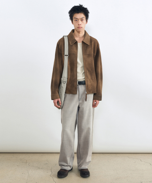 INSILENCE(インサイロンス)の「ヴィンテージウォッシュデニムパンツ ASH BEIGE(デニムパンツ・レディース・その他・SMALL/MEDIUM)」の1枚目の写真