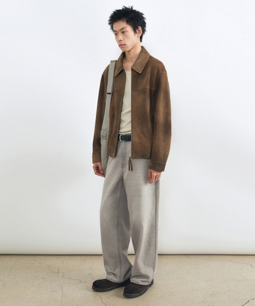 INSILENCE(インサイロンス)の「ヴィンテージウォッシュデニムパンツ ASH BEIGE(デニムパンツ・レディース・その他・SMALL/MEDIUM)」の2枚目の写真