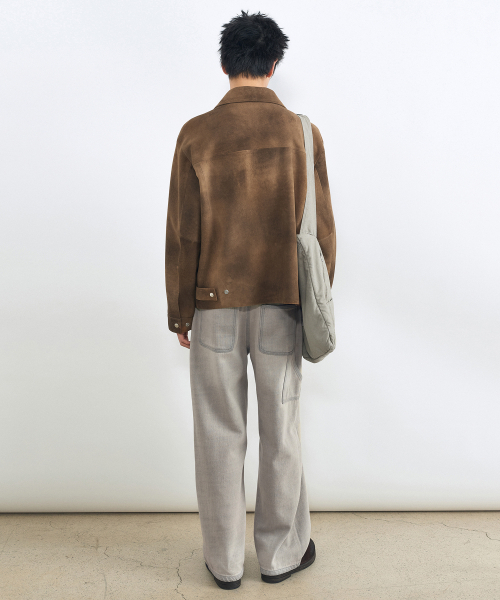 INSILENCE(インサイロンス)の「ヴィンテージウォッシュデニムパンツ ASH BEIGE(デニムパンツ・レディース・その他・SMALL/MEDIUM)」の3枚目の写真