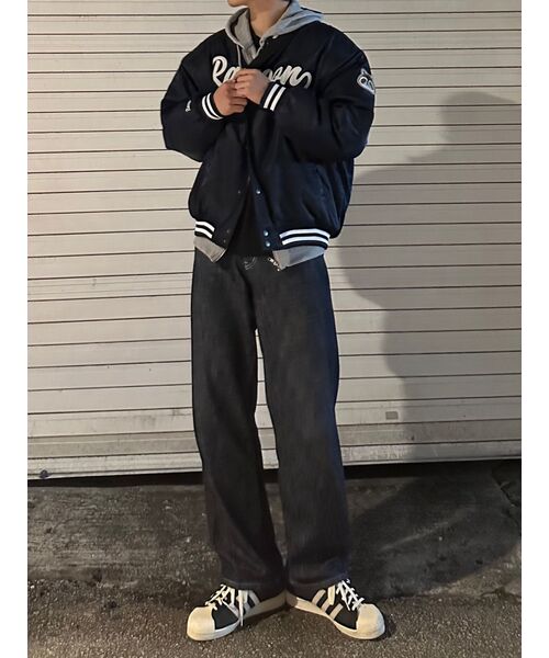 TAKEASY(テイクイージー)の「ラクベースボールオーバージャケット(ネイビー)(スタジャン・メンズ・その他・SMALL/MEDIUM/LARGE)」の15枚目の写真