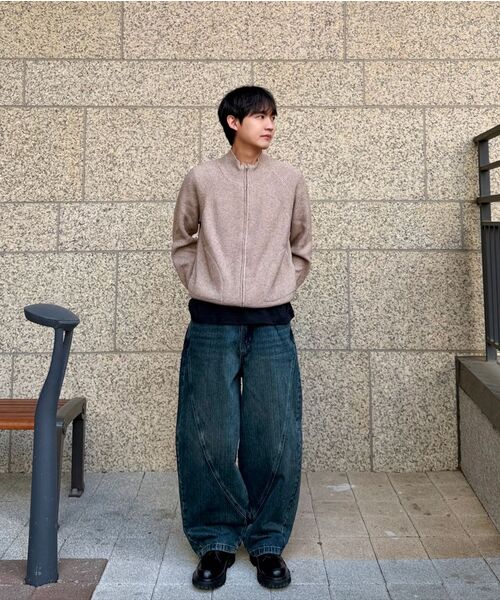 XERO（ゼロ）の「ハーフジップクロップカーディガン [ベージュ]（カーディガン/ボレロ・レディース・その他・MEDIUM/LARGE）」の8枚目の写真