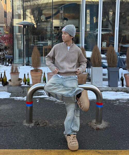 XERO（ゼロ）の「ハーフジップクロップカーディガン [ベージュ]（カーディガン/ボレロ・レディース・その他・MEDIUM/LARGE）」の10枚目の写真