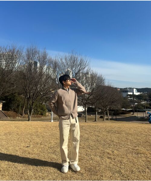 XERO（ゼロ）の「ハーフジップクロップカーディガン [ベージュ]（カーディガン/ボレロ・レディース・その他・MEDIUM/LARGE）」の12枚目の写真