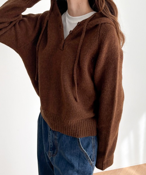 CANAL JEAN(キャナルジーン)の「El mar 起毛スムースベーシックロンT(Tシャツ/カットソー・レディース・アイボリー/ブラック/ヘザーグレー/ブラウン・ONE SIZE)」の6枚目の写真