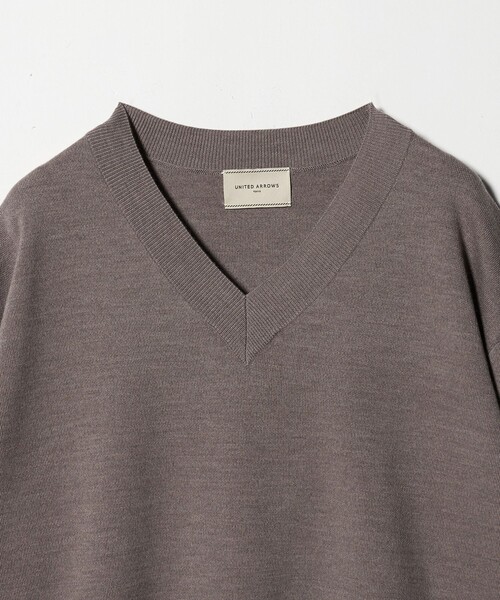 UNITED ARROWS（ユナイテッドアローズ）の「ウールブレンド Vネックニット ‐ウォッシャブル‐（ニット/セーター・レディース・その他7/その他1/モカ・FREE）」の17枚目の写真
