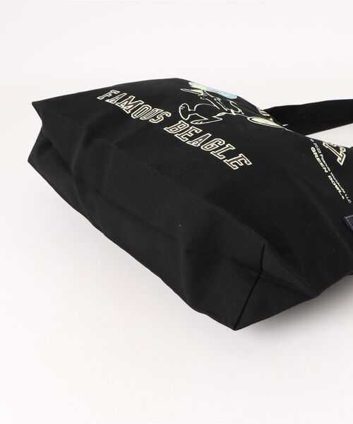 SNOOPY×OLD BETTY'S（スヌーピーカケルオールドベティーズ）の「スヌーピー【SNOOPY】Heavy Canvas Tote Bag (SNOOPY)（トートバッグ・レディース・キャメル/ネイビー/ブラック・FREE）」の12枚目の写真