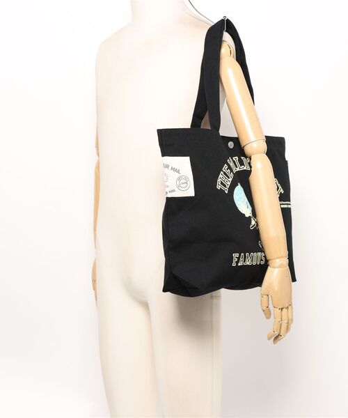 SNOOPY×OLD BETTY'S（スヌーピーカケルオールドベティーズ）の「スヌーピー【SNOOPY】Heavy Canvas Tote Bag (SNOOPY)（トートバッグ・レディース・キャメル/ネイビー/ブラック・FREE）」の14枚目の写真