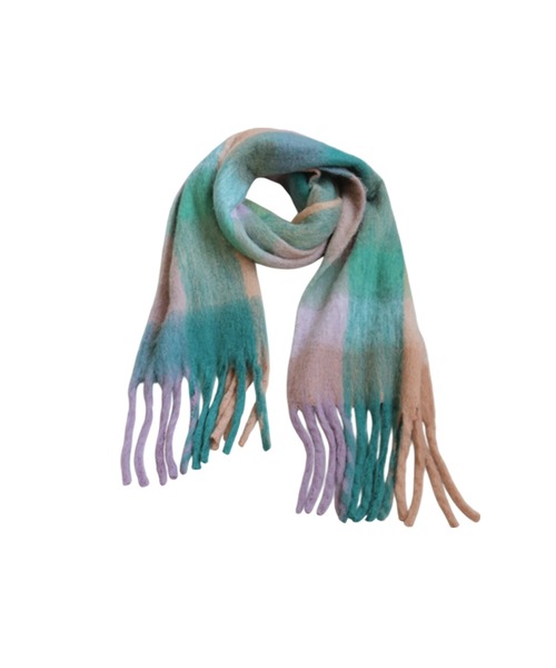 antiqua（アンティカ）の「チェックストール（ストール/ショール・レディース・ブラウン/ピンク・FREE）」の12枚目の写真