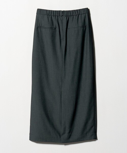 UNITED ARROWS（ユナイテッドアローズ）の「2タック デニムライク ロングスカート ‐ウォッシャブル‐（スカート・レディース・ブラック/ネイビー・38/36）」の16枚目の写真