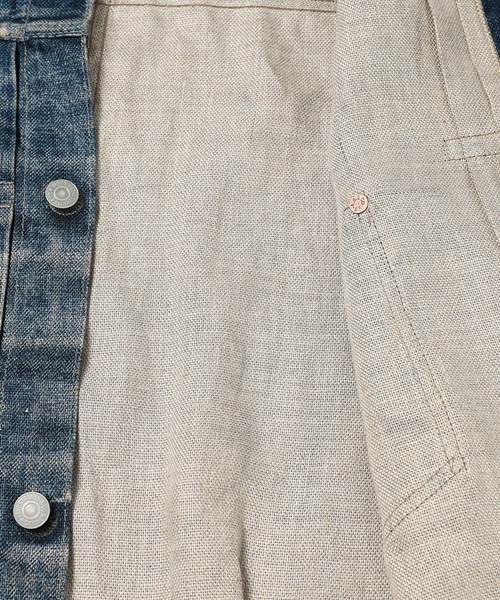 eYe JUNYA WATANABE MAN（アイジュンヤワタナベマン）の「『Levi's』『BerBerJin』 TRIPLE NAME S506XX  PRINT JACKET（ブルゾン・メンズ・インディゴブルー・XS/S/M/L）」の10枚目の写真