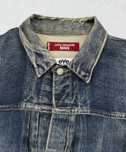 eYe JUNYA WATANABE MAN（アイジュンヤワタナベマン）の「『Levi's』『BerBerJin』 TRIPLE NAME S506XX  PRINT JACKET（ブルゾン・メンズ・インディゴブルー・XS/S/M/L）」の4枚目の写真
