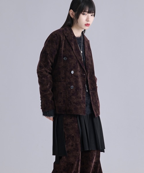 Ellno Loset（エルノロゼット）の「ベルベットフラワーダブル
