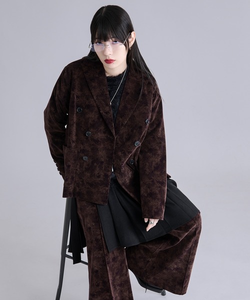 Ellno Loset（エルノロゼット）の「ベルベットフラワーダブル