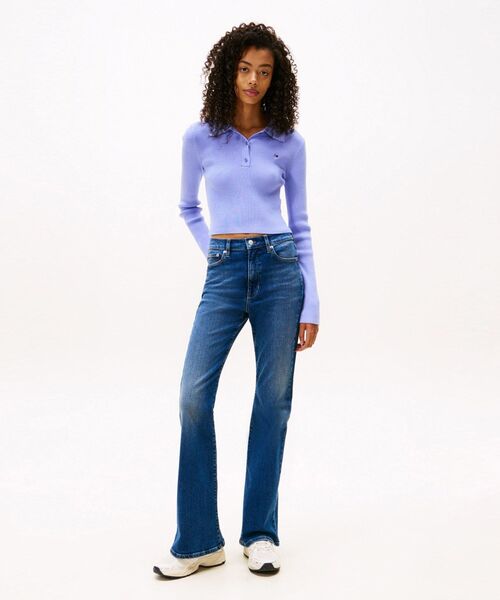 tommy jeans（トミー ジーンズ）の「フレアジーンズ（デニムパンツ・レディース・インディゴブルー・27inch/24inch/25inch/26inch）」の2枚目の写真