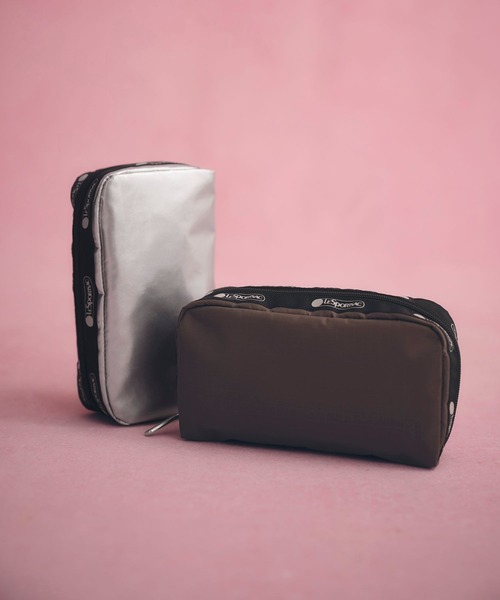 LeSportsac(レスポートサック)の「【LeSportsac for ADAM ET ROPE'】RECTANGULAR COSMETIC (SHINE/SOLID)(ポーチ・レディース・シルバー・FREE)」の5枚目の写真