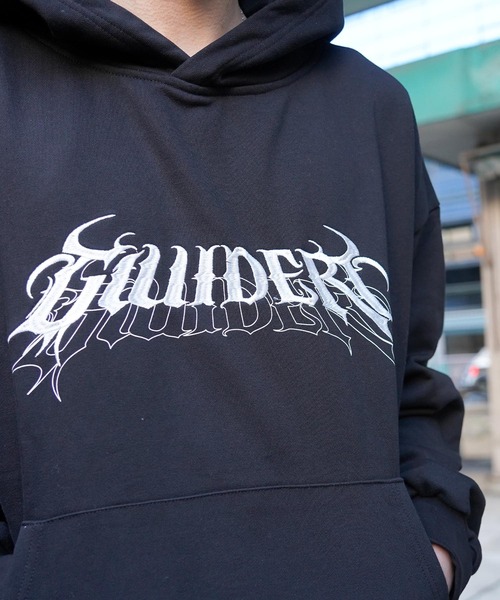 GUIDER（ガイダー）の「【GUIDER】スクリプト フーディー / Script Hoodie（パーカー・メンズ・ブラック/ネイビー/ライトグレー/ブラウン・FREE）」の10枚目の写真