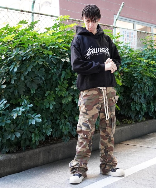 GUIDER（ガイダー）の「【GUIDER】スクリプト フーディー / Script Hoodie（パーカー・メンズ・ブラック/ネイビー/ライトグレー/ブラウン・FREE）」の8枚目の写真