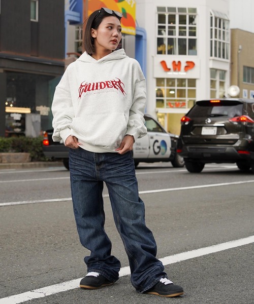 GUIDER（ガイダー）の「【GUIDER】スクリプト フーディー / Script Hoodie（パーカー・メンズ・ブラック/ネイビー/ライトグレー/ブラウン・FREE）」の13枚目の写真