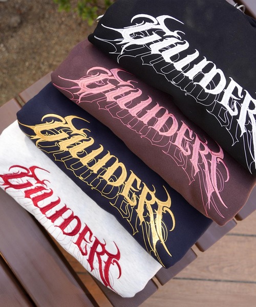 GUIDER（ガイダー）の「【GUIDER】スクリプト フーディー / Script Hoodie（パーカー・メンズ・ブラック/ネイビー/ライトグレー/ブラウン・FREE）」の6枚目の写真