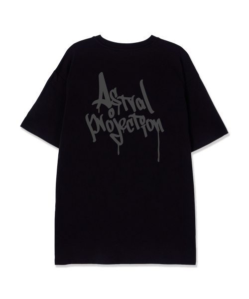ASTRAL PROJECTION(アストラルプロジェクション)の「ペングラフィティレタリングロゴスーピマコットンラウンドネック半袖Tシャツ_ブラック(Tシャツ/カットソー・メンズ・その他・X-LARGE/MEDIUM/LARGE)」の1枚目の写真