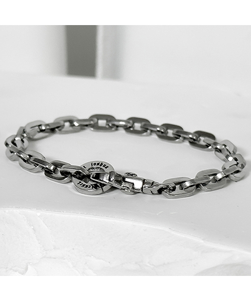 セール】ssラウンドチェーンリンクブレスレット_シルバー5.5mm