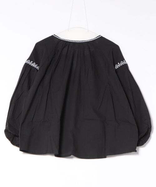 RIKKA FEMME（リッカファム）の「RIKKA FEMME/リッカファム 半袖 シャツ ブラウス 刺繍 キーネック RF6S-2601（シャツ/ブラウス・レディース・ホワイト/ブラック・FREE）」の16枚目の写真