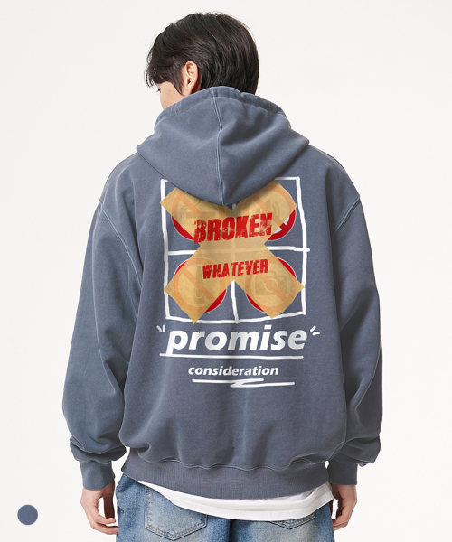 ARTISTWEAR（アーティストウェア）の「[ATW] プロミスピグメントフード（パーカー・レディース・ネイビー・MEDIUM/LARGE/XX-LARGE/X-LARGE）」の3枚目の写真
