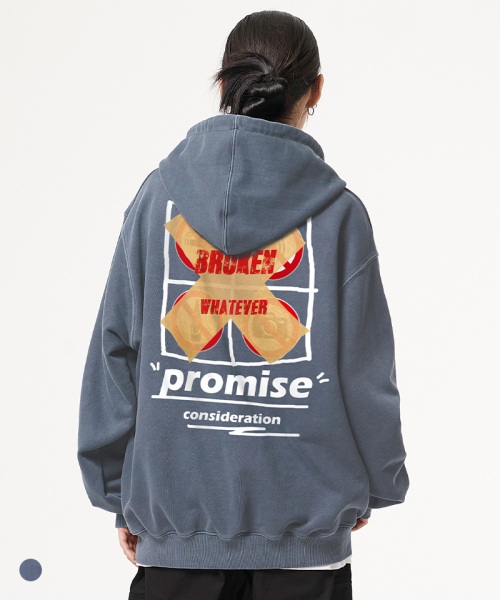 ARTISTWEAR（アーティストウェア）の「[ATW] プロミスピグメントフード（パーカー・レディース・ネイビー・MEDIUM/LARGE/XX-LARGE/X-LARGE）」の5枚目の写真
