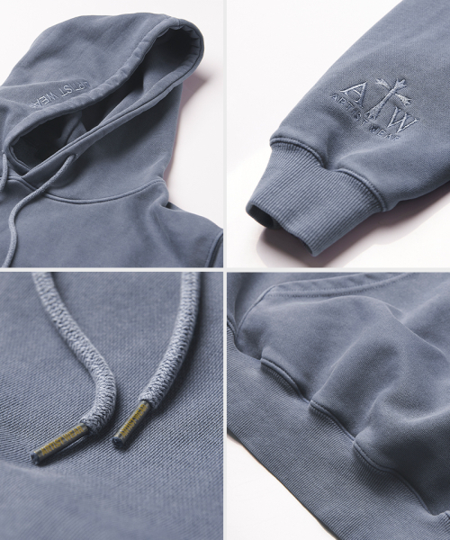 ARTISTWEAR（アーティストウェア）の「[ATW] プロミスピグメントフード（パーカー・レディース・ネイビー・MEDIUM/LARGE/XX-LARGE/X-LARGE）」の9枚目の写真