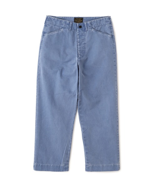 schott（ショット）の「Schott/ショット/HERRINGBONE TROUSERS/ヘリンボーン パンツ（スラックス・メンズ・チャコールグレー/ブルー/ナチュラル・30/32/34/36）」の20枚目の写真