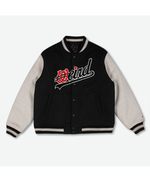 WEIRDWORLD（ウィアード ワールド）の「ハートロゴウールバスティジャケット（スタジャン）」