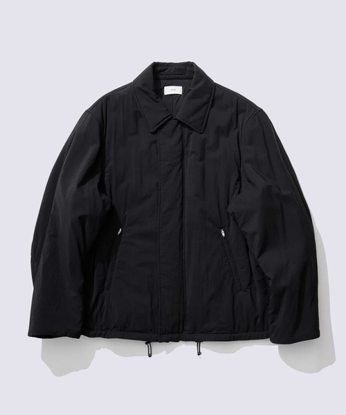 ATON(エイトン)の「【ATON/エイトン】MAT AIRLY NYLON WOOL PADDED HARRINGTON JACKET(ブルゾン・メンズ・カーキ/ブラック・4/6)」の2枚目の写真