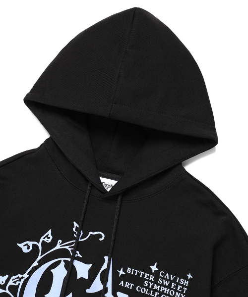Cavish(カビシ)の「IVY HOODIE BLACK(CV2EFUM402A)(パーカー・レディース・ブラック・SMALL/MEDIUM/LARGE)」の3枚目の写真