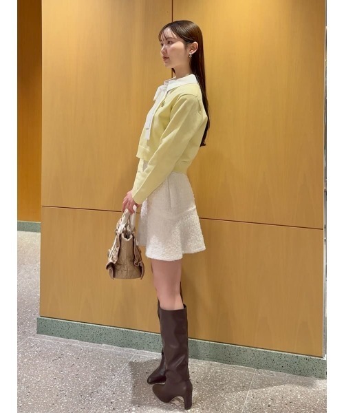 SNIDEL（スナイデル）の「ツイードフレアミニスカート（スカート・レディース・ブルー/アイボリー/マルチ・0/1）」の16枚目の写真