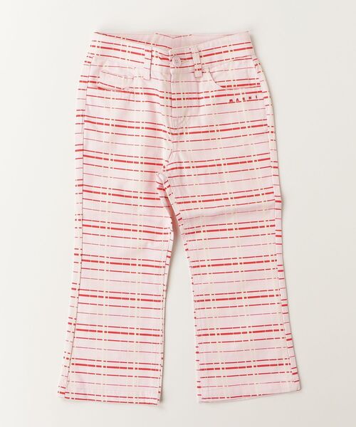 MARNI(マルニ)の「MARNI(マルニ)Kids & Junior チェックロングパンツ(その他パンツ・キッズ・ライトピンク・8Y/10Y/12Y/14Y/4Y/6Y)」の1枚目の写真