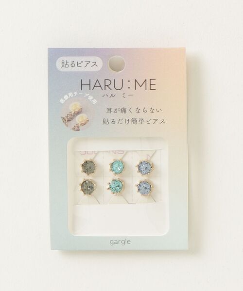 gargle（ガーグル）の「gargle ガーグル：HARU:ME シリーズ　ハルミー１　イヤリング(貼るピアス)（イヤリング・レディース・クリア/ブルー/ピンク・FREE）」の6枚目の写真