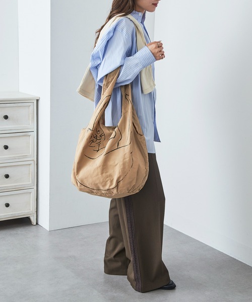 ROOTOTE(ルートート)の「【ROOTOTE】EU.RS.ブラサガリ ネコ-B 3543(トートバッグ・レディース・カーキ/ライトパープル/ベージュ/イエロー/ブラウン/ピンク・FREE)」の11枚目の写真