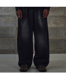 SPRAYED MARK SWEAT PANTS (BLACK)