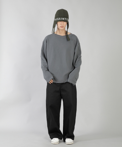 SAINTCREW（セントクルー）の「EXワイドボタンパンツ EWB-377 ブラック（その他パンツ・メンズ・その他・MEDIUM/LARGE/X-LARGE/XX-LARGE）」の2枚目の写真