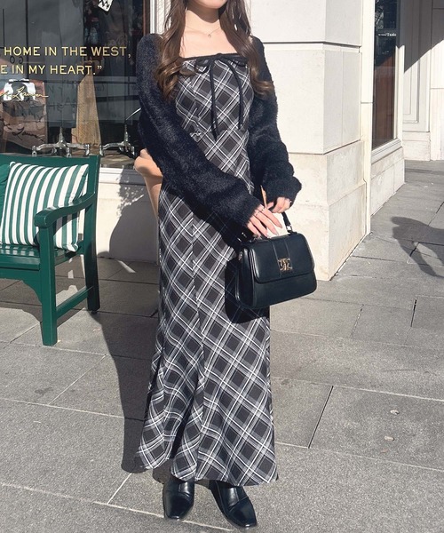 INGNI（イング）の「【WEB限定】シャギーニットボレロ＋マーメイド