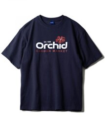 ORCHID TEE (NAVY)