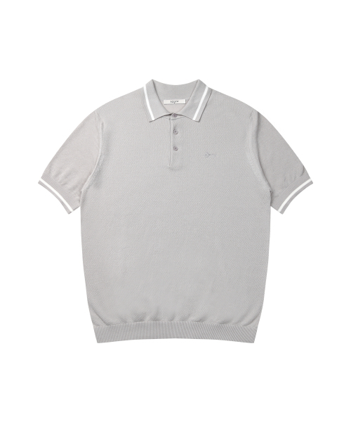 Polo Knit_Gray