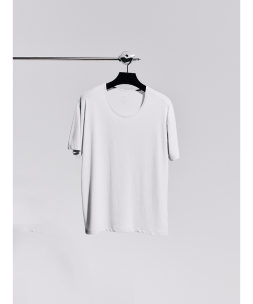 GOZER（ゴーザー）の「UNDER HALF T-SHIRT_LIGHT GREY（Tシャツ/カットソー・メンズ・ライトグレー・SMALL/MEDIUM/LARGE/X-LARGE）」の5枚目の写真