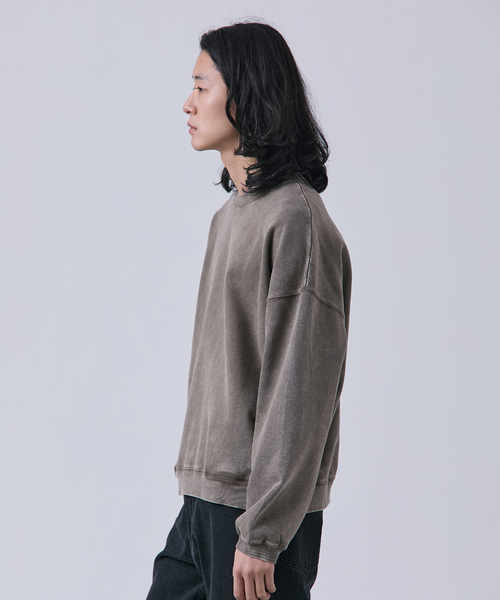 B.C STOCK（ベーセーストック）の「【ANTS & ELEPHANTS】フェード加工 ポケットプルオーバー（スウェット・メンズ・ピンク/レッド/ブラウン/ブラック/ネイビー・LARGE/MEDIUM）」の12枚目の写真