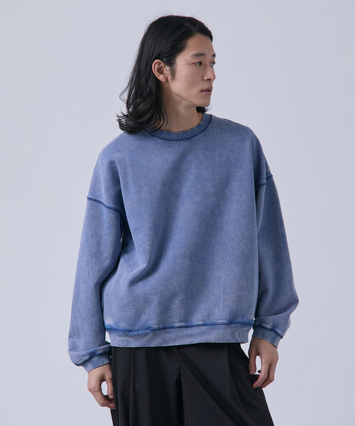 B.C STOCK（ベーセーストック）の「【ANTS & ELEPHANTS】フェード加工 ポケットプルオーバー（スウェット・メンズ・ピンク/レッド/ブラウン/ブラック/ネイビー・LARGE/MEDIUM）」の15枚目の写真