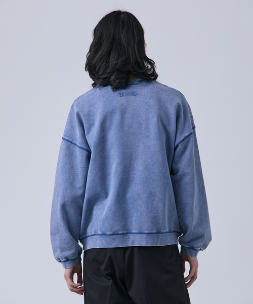 B.C STOCK（ベーセーストック）の「【ANTS & ELEPHANTS】フェード加工 ポケットプルオーバー（スウェット・メンズ・ピンク/レッド/ブラウン/ブラック/ネイビー・LARGE/MEDIUM）」の17枚目の写真