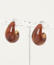 【Sonu jewelry(ソヌジュエリー)】べっ甲風 ドロップ イヤリング son-egs-3-4【RBTS】